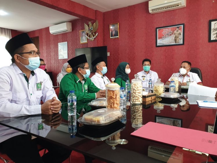 Bupati lampung selatan H. Nanang Ermanto menerima Kunjungan DPC PKB lampung selatan 