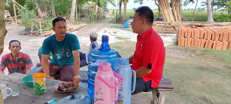 Suhar Pujianto Tinjau Bedah Rumah di Palas