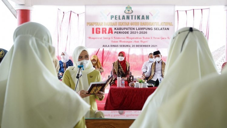 Pelantikan IGRA Kabupaten Lampung Selatan Periode  2021-2026