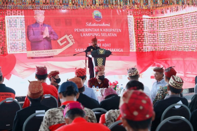 Silaturahmi Bupati dengan Tokoh Adat Lampung Selatan