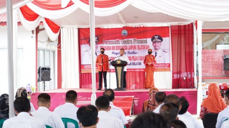 Peresmian sentral promosi Lampung Selatan