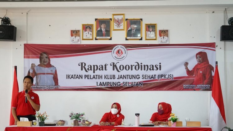 Rapat Koordinasi Ikatan Pelatih  Klub Jantung Sehat Lampung Selatan