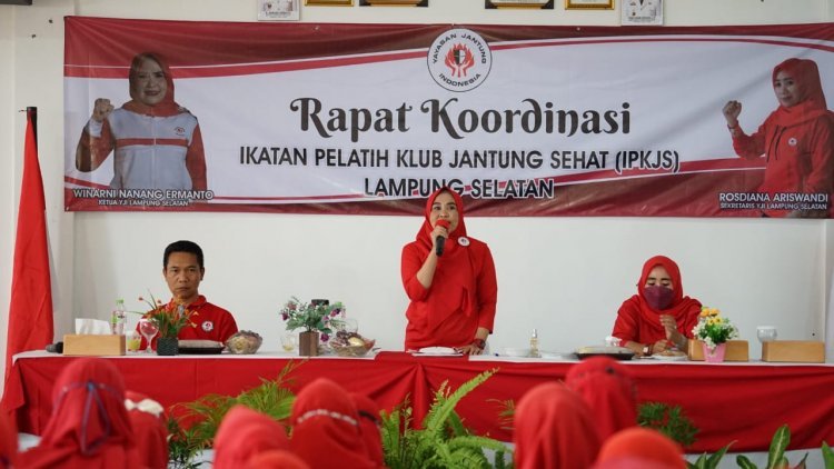 Rapat Koordinasi Ikatan Pelatih  Klub Jantung Sehat Lampung Selatan