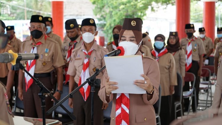 Bunda Hj. Winarni Nanang Ermanto Dipilih Sebagai Ketua  Kwarcab Kabupaten Lampung Selatan