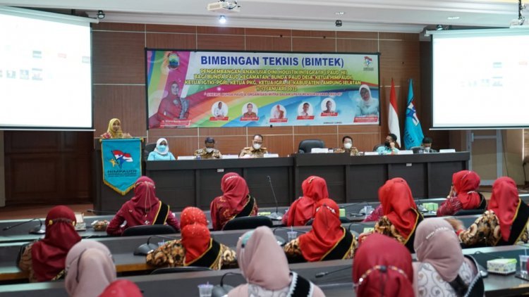 Himpaudi Kembali Gelar Bimtek Paud-HI Bagi Tendik Se-Kabupaten Lampung Selatan