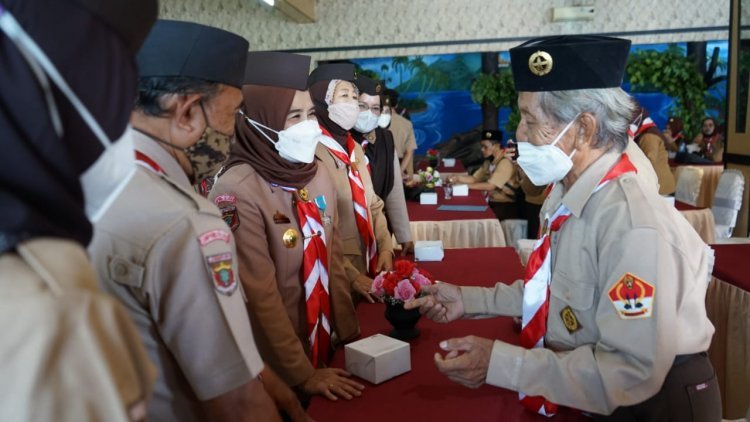 Pengukuhan dan Orientasi Pengurus Satuan Karya Bakti Husada Gerakan Pramuka Kwartir Ranting Natar Masa Bhakti 2022-2025