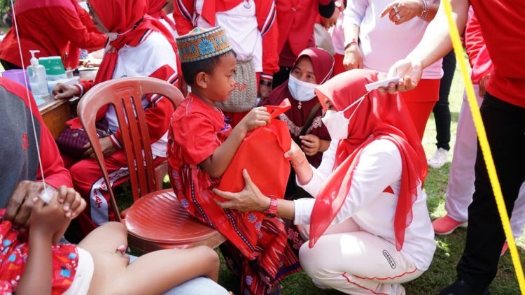 Germas dan Bhakti Sosial di desa Padan Kecamatan Penengahan 