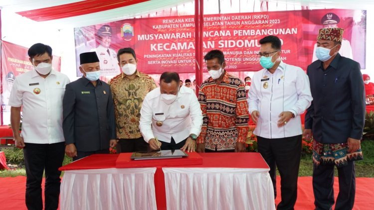 Musrenbang Kecamatan Sidomulyo Tahun 2022