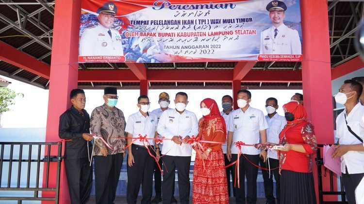 Peresmian Tempat Pelelangan Ikan (TPI) di Way Muli Timur