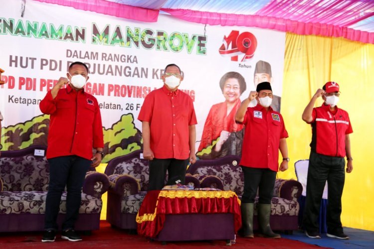 Penanaman Mangrove di Desa Ketapang Lampung Selatan