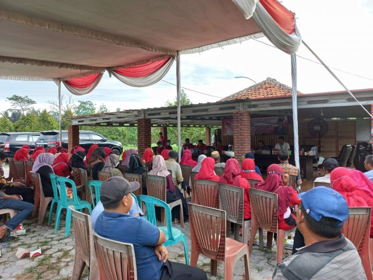 Ketua DPRD Kabupaten Lampung H. Hendry Rosyadi SH.,MH Melakukan Kegiatan Sosper