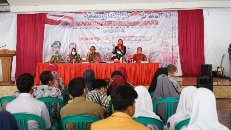 Sosialisasi Program Speak Up dan Cantinku siap di Aula PKK Lampung Selatan