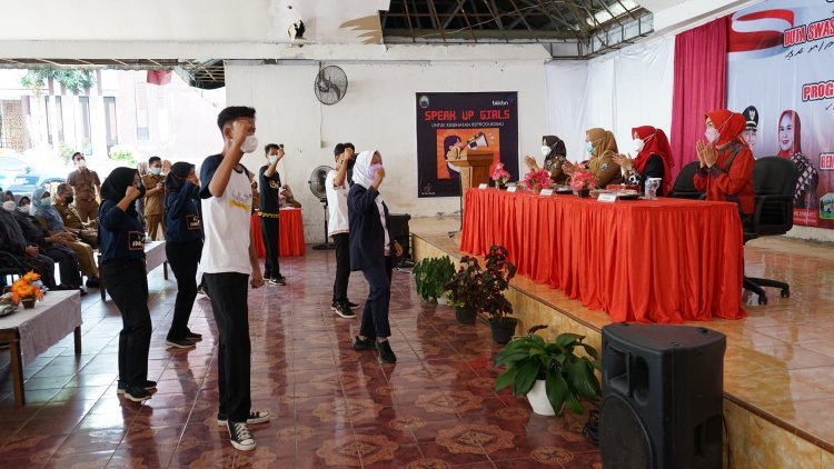 Sosialisasi Program Speak Up dan Cantinku siap di Aula PKK Lampung Selatan