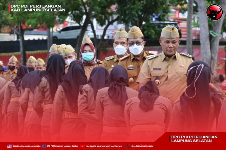 Bupati Lampung Selatan H. Nanang Ermanto Halal Bihalal Bersama ASN Dan THLS