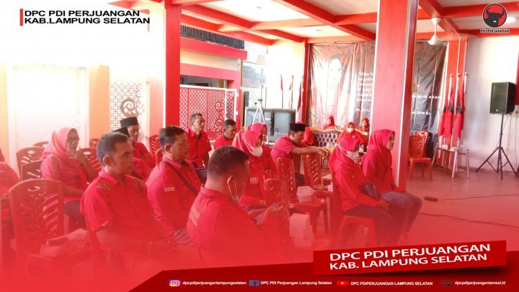 DPC PDI Perjuangan Lampung Selatan Melaksanakan RAKOR