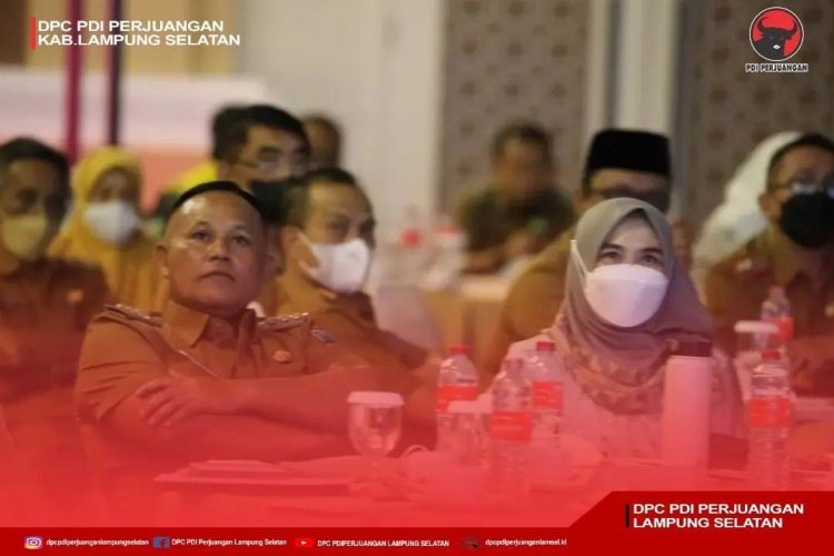 Bupati Lampung Selatan H. Nanang Ermanto menghadiri Penilaian Kinerja Aksi Konvergensi Penurunan Stunting Kabupaten / Kota Se - Provinsi Lampung 2022.