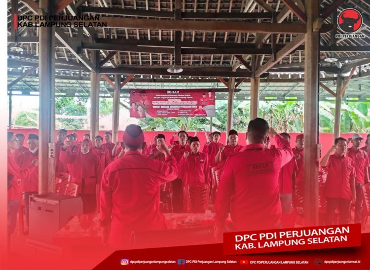 Jelang Lomba Peringatan Bulan Bung Karno, DPC PDI Perjuangan  Lampung Selatan Gelar Rapat Koordinasi Persiapan