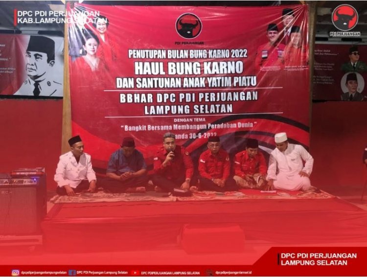 Puncak Peringatan Bulan Bung Karno 2022 Ditutup Sekaligus Haul Bung karno dan Do'a Bersama