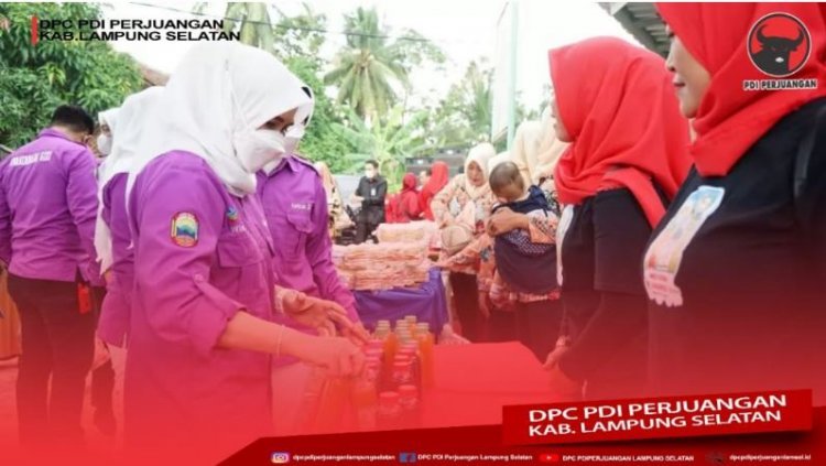 Bunda Hj Winarni Nanang Ermanto Road Show Program Swasembada Gizi Di Kecamatan Katibung