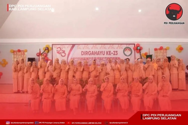 Bupati Lampung Selatan H. Nanang Ermanto menghadiri acara Peringatan Hari Ulang Tahun (HUT) ke - 23 Dharma Wanita Persatuan (DWP) Kabupaten Lampung Selatan, yang berlangsung di Aula Sebesi.