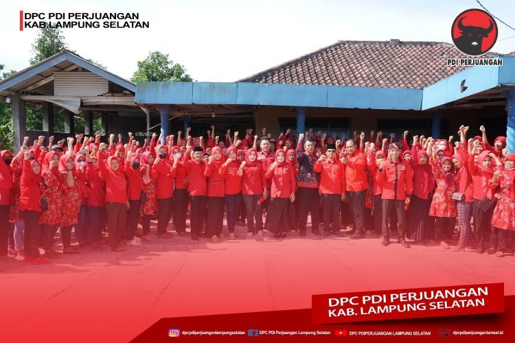 DPC PDI Perjuangan Lampung Selatan Perkuat Soliditas Kader Menghadapi Pemilu 2024