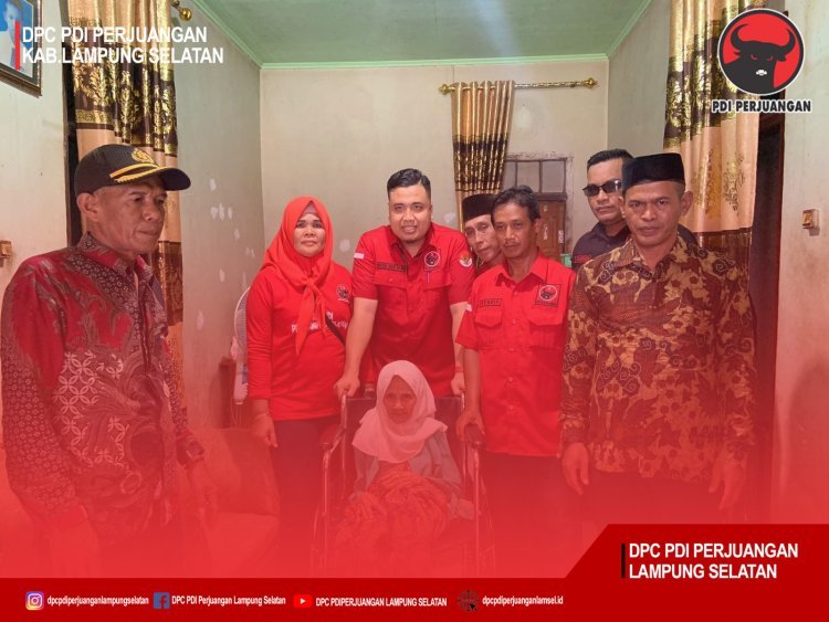 Peduli Sesama, BBHAR DPC PDI Perjuangan Lampung Selatan  Gelar  Sunat Gratis dan Bagikan Kursi Roda