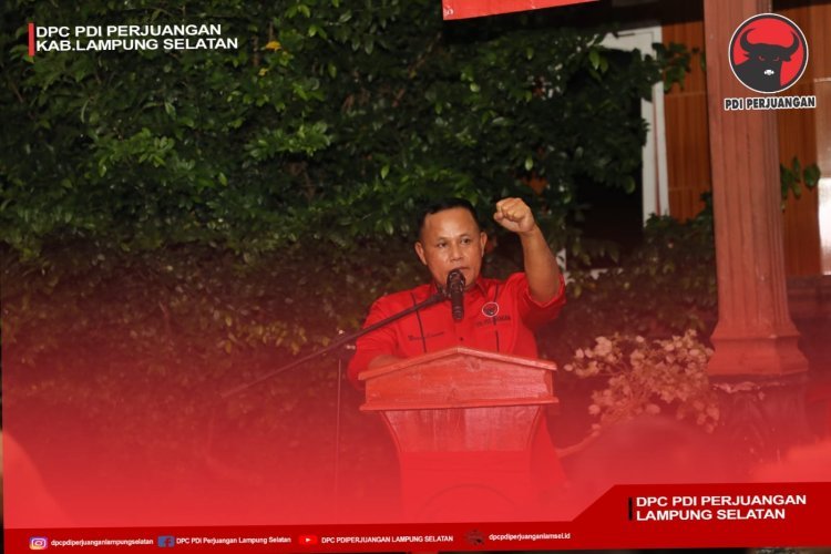 DPC PDI Perjuangan Lampung Selatan Intens Konsolidasi dan Penguatan Internal