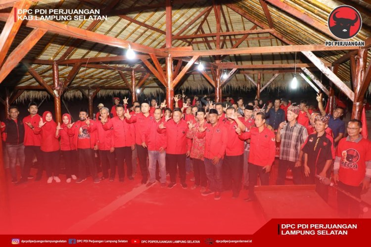 DPC PDI Perjuangan kabupaten Lampung Selatan Tuntaskan  Road Show Konsolidasi dan Sosialisasi 17 Kecamatan