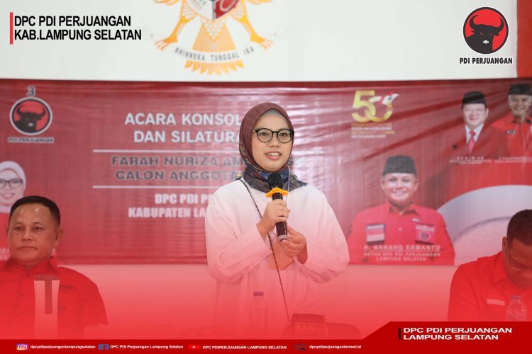 DPC PDI Perjuangan Kabupaten Lampung Selatan Terima Kunjungan Calon Anggota DPD RI