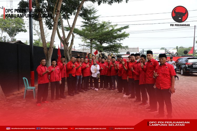 DPC PDI Perjuangan Kabupaten Lampung Selatan Terima Kunjungan Calon Anggota DPD RI