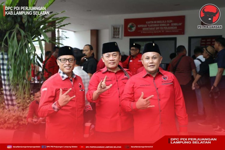 Ketua Dewan Pimpinan Cabang PDI Perjuangan Kabupaten Lampung Selatan Nanang Ermanto Hadiri Rapat Konsolidasi Organisasi Internal  Partai Di Jakarta