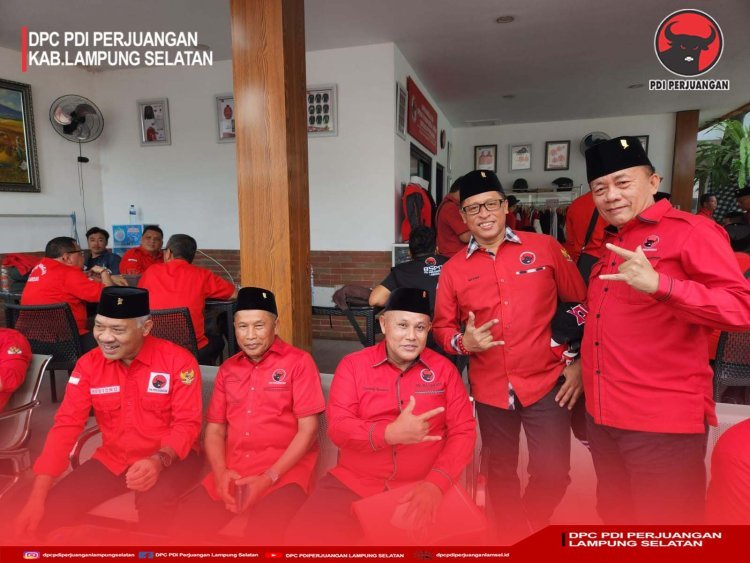 Ketua Dewan Pimpinan Cabang PDI Perjuangan Kabupaten Lampung Selatan Nanang Ermanto Hadiri Rapat Konsolidasi Organisasi Internal  Partai Di Jakarta