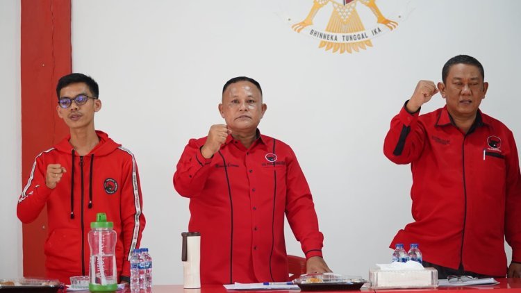 Matangkan persiapan pemilu 2024, DPC PDI Perjuangan Lampung Selatan Gelar Rakoor Bersama PAC Se-Kabupaten.