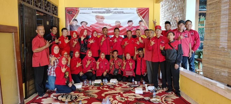 PAC PDI Perjuangan kecamatan  Natar Solidkan Barisan Hingga Akar Rumput Menuju Pemilu 2024