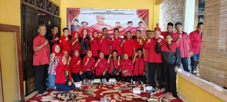 PAC PDI Perjuangan kecamatan  Natar Solidkan Barisan Hingga Akar Rumput Menuju Pemilu 2024