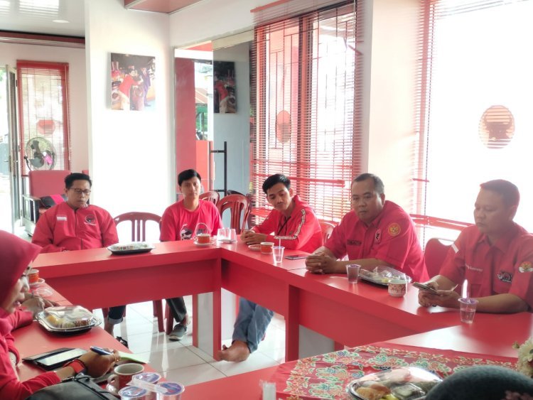 Rakoor Internal, DPC PDI Perjuangan Lampung Selatan Optimalkan Progres Saksi