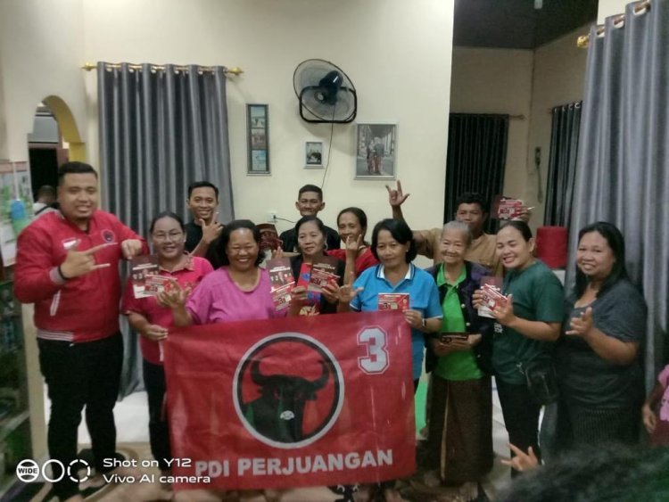 BBHAR DPC PDI Perjuangan Lampung Selatan Terus Bergerak Kampanyekan Ganjar Pranowo Kepada Masyarakat