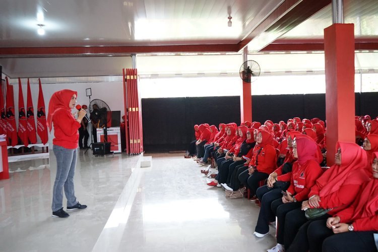 Rapat Koordinasi Srikandi Pdi Perjuangan Lampung Selatan Dalam Rangka Pemenangan Calon Presiden Republik Indonesi Ganjar Pranowo