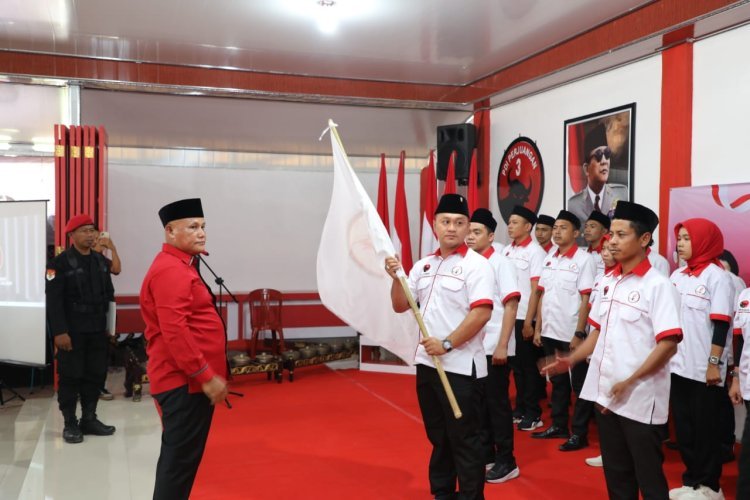 Taruna Merah Putih (TMP) DPC PDI Perjuangan Kabupaten Lampung Selatan Resmi  Dilantik 