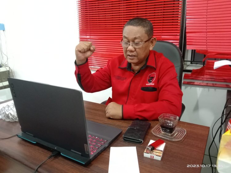 DPC PDI Perjuangan Lampung Selatan Mengikuti Rakoor BKN secara Daring