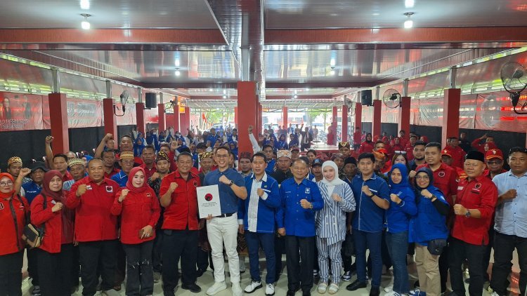 PAN Serahkan Formulir Pendaftaran Cabup di Kandang Banteng Selatan