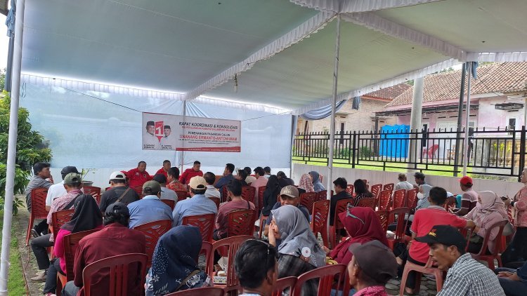 Bangkitkan Semangat Kader, DPC PDI Perjuangan Lampung Selatan Lakukan Rapat Koordinasi Dan Konsolidasi Internal